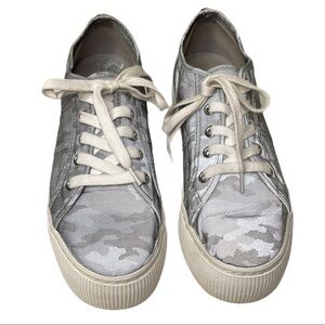 Steve Madden Emmi Gray Camo Sneakers